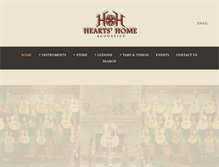 Tablet Screenshot of heartshomeacoustics.com